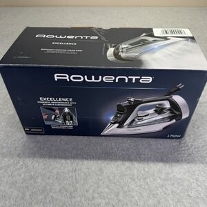 Rowenta Focus Excellence Steam Iron 1750W Retractable Cord Silver DW5432